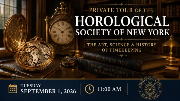 Private tour of horological treasures