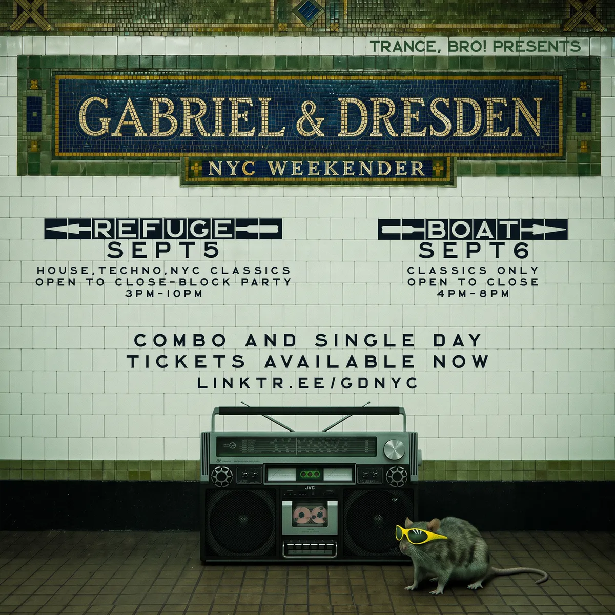 Gabriel & Dresden NYC weekend events