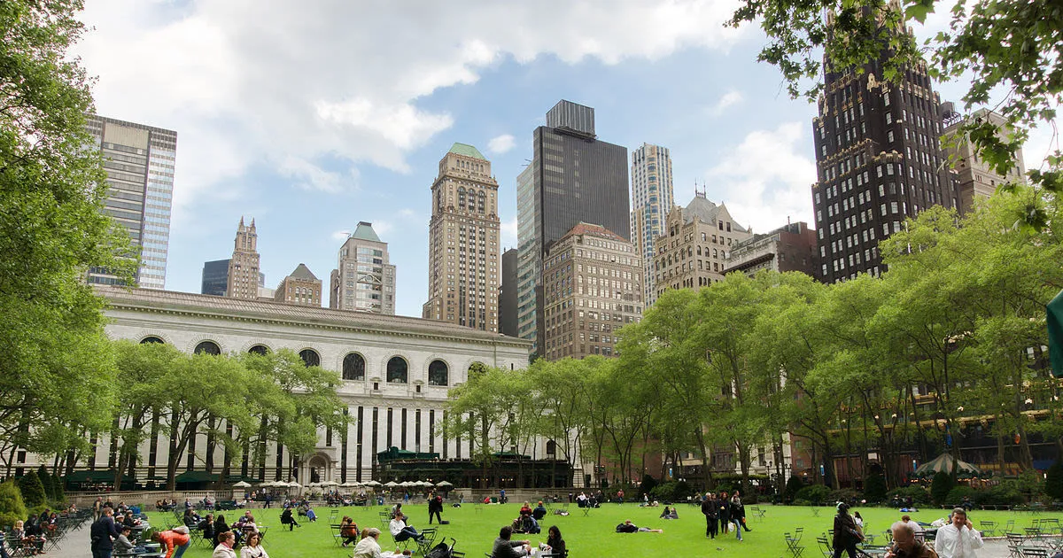 Modern brass festival in the park